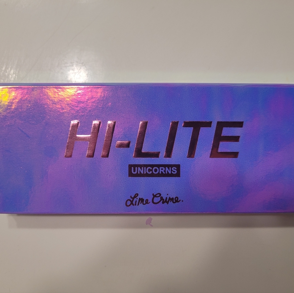 Limecrime unicorn highlighter palette